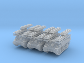 M4 Sherman ARK (x3) 1/200 in Clear Ultra Fine Detail Plastic