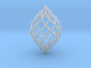 0578 Polar Zonohedron V&E [9] #002 in Tan Fine Detail Plastic