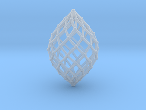 0579 Polar Zonohedron V&E [10] #002 in Tan Fine Detail Plastic