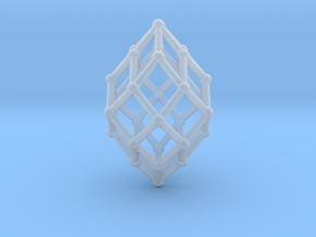 0582 Polar Zonohedron V&E [6] #002 in Tan Fine Detail Plastic