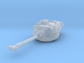 M47 Patton late Turret 1/120 in Clear Ultra Fine Detail Plastic