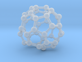 0717 Fullerene c44-89 d2 in Clear Ultra Fine Detail Plastic