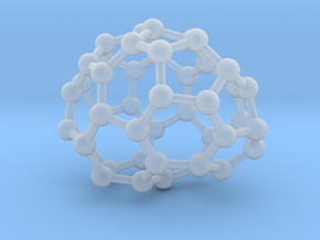 0642 Fullerene c44-14 c1 in Clear Ultra Fine Detail Plastic