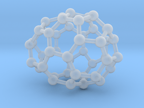 0643 Fullerene c44-15 c1 in Clear Ultra Fine Detail Plastic