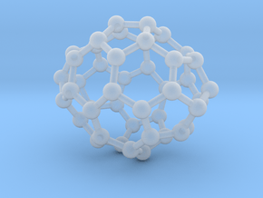0652 Fullerene c44-24 d2 in Clear Ultra Fine Detail Plastic