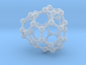 0656 Fullerene c44-28 cs in Clear Ultra Fine Detail Plastic