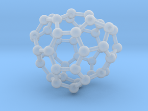 0668 Fullerene c44-40 c1 in Clear Ultra Fine Detail Plastic