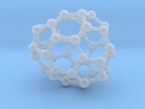 0693 Fullerene c44-65 c1 in Clear Ultra Fine Detail Plastic