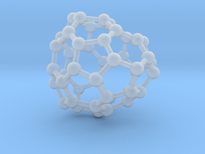 0695 Fullerene c44-67 c1 in Clear Ultra Fine Detail Plastic