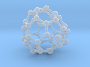 0697 Fullerene c44-69 c1 in Clear Ultra Fine Detail Plastic
