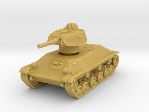T-50 Light Tank 1/120 in Tan Fine Detail Plastic