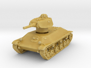 T-50 Light Tank 1/285 in Tan Fine Detail Plastic