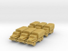 Ural-375 (x6) 1/400 in Tan Fine Detail Plastic