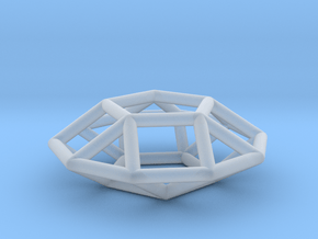 0806 J31 Pentagonal Gyrobicupola (a=1cm) #1 in Tan Fine Detail Plastic