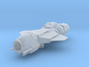 Corellian Dragon Interceptor Gunboat in Clear Ultra Fine Detail Plastic