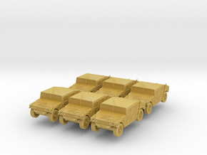 Humvee Early (x6) 1/350 in Tan Fine Detail Plastic