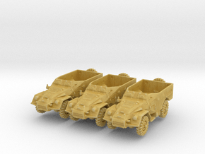 BTR-40 (open) (x3) 1/285 in Tan Fine Detail Plastic