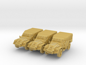 BTR-40 (covered) (x3) 1/285 in Tan Fine Detail Plastic