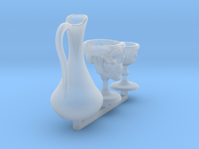 Chalice of Malice - Drinking Skull Set for 1:48 in Clear Ultra Fine Detail Plastic