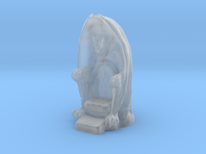 Gargoyle Throne in Clear Ultra Fine Detail Plastic
