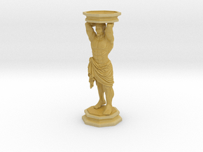 Column: Standing figure with base in Tan Fine Detail Plastic