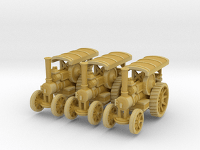 Fowler B6 Tractor (cover) (x3) 1/285 in Tan Fine Detail Plastic