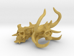 Demon Skulls Sprue: Three skulls on the sprue in Tan Fine Detail Plastic