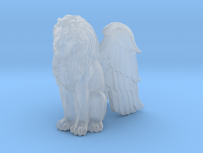 Winged Lion 25mm in Clear Ultra Fine Detail Plastic