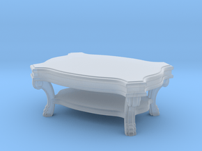 Coffee Table Victorian V1 in Clear Ultra Fine Detail Plastic