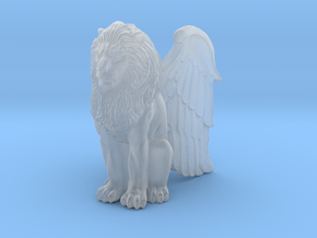 Lion, Winged, 42mm in Clear Ultra Fine Detail Plastic