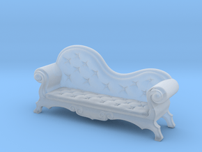 Victorian Chaise Lounge v4 in Clear Ultra Fine Detail Plastic