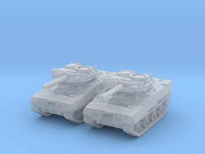 1/285 (6mm) US XM800T LAW Light Tank x2 in Clear Ultra Fine Detail Plastic