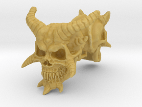 Demon Skulls 1:6 scale in Tan Fine Detail Plastic