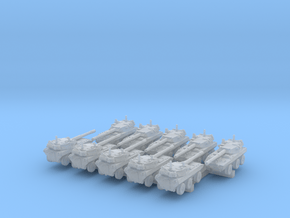 1/600 US LAV-600 Tank Destroyer x10 in Clear Ultra Fine Detail Plastic