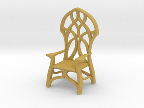 Elven Chair - 1/48 scale in Tan Fine Detail Plastic