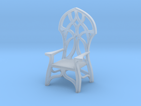 Elven Chair - 1/48 scale in Clear Ultra Fine Detail Plastic