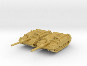 1/285 Swiss Taifun (Typhoon) II Tank Destroyer x2 in Tan Fine Detail Plastic