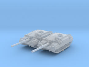 1/285 Swiss Taifun (Typhoon) II Tank Destroyer x2 in Clear Ultra Fine Detail Plastic