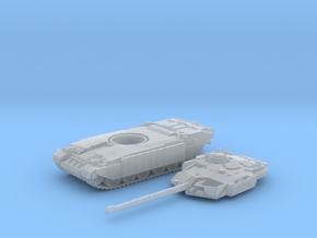 1/144 British Army FV4030/4 Challenger 1 MBT in Clear Ultra Fine Detail Plastic