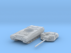 1/144 US XM1 Prototype Main Battle Tank  in Clear Ultra Fine Detail Plastic