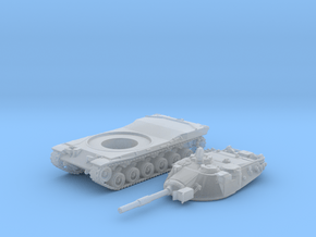 1/144 US MBT-70 Main Battle Tank in Clear Ultra Fine Detail Plastic