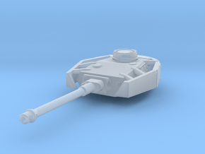 panzer IV H Turret 1/76 in Clear Ultra Fine Detail Plastic