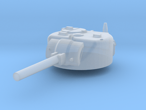 M4A3 75mm Turret 1/76 Airfix in Clear Ultra Fine Detail Plastic