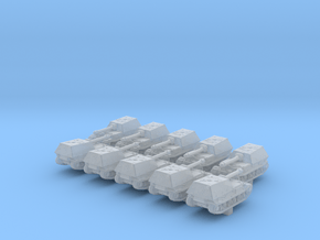 1/600 German Ferdinand /Elefant Tank Destroyer x10 in Clear Ultra Fine Detail Plastic