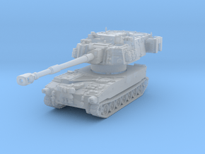 M109A6 Paladin 1/220 in Clear Ultra Fine Detail Plastic