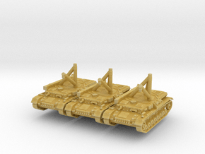 Bergepanzer IV G (x3) 1/285 in Tan Fine Detail Plastic