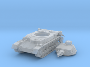 1/144 German Pz.Kpfw. IV Ausf. D Medium Tank in Clear Ultra Fine Detail Plastic