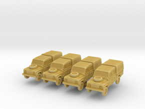 Defender 127 (covered) (x4) 1/350 in Tan Fine Detail Plastic