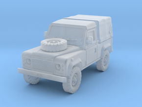 Defender 90 (covered) 1/56 in Clear Ultra Fine Detail Plastic