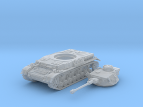 1/160 (N) German Pz.Kpfw. IV Ausf. G Medium Tank in Clear Ultra Fine Detail Plastic